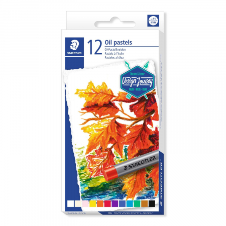 Ulei Pastel, Soft Pastel, Creioane Aquarelle - Creioane Karat Ulei Pastel 12 cul/set Staedtler