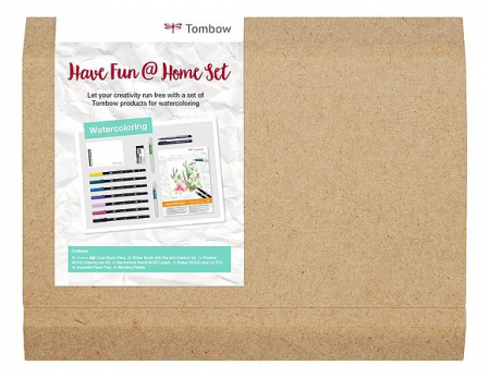 Set Creativ WATERCOLORING  Have Fun @ Home Sets Tombow [1]