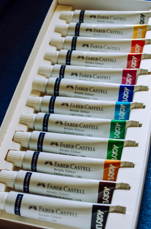 Culori Acrilice 12 culori 20ml Faber-Castell [4]