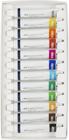 Culori Acrilice 12 culori 20ml Faber-Castell [2]