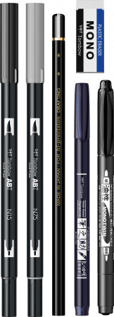 Set Caligrafie Incepatori - Set 6 Tombow [3]