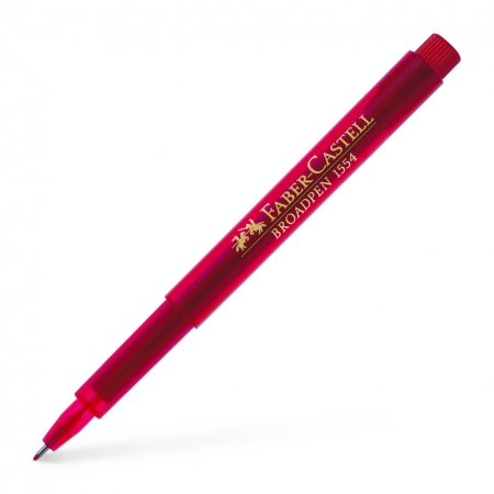 Linere - Liner 0.8 mm Broadpen 1554 Faber-Castell (12 culori)