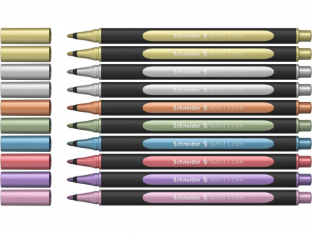 Set 10x Liner metalic Paint-It 020 1-2 mm, Schneider [2]