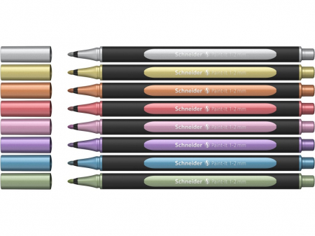 Set 8x Liner metalic Paint-It 020 1-2 mm, Schneider [2]