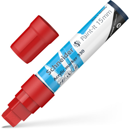 Markere Acrilice - Marker cu vopsea acrilică Paint-It 330 15 mm. Schneider (in 6 culori)