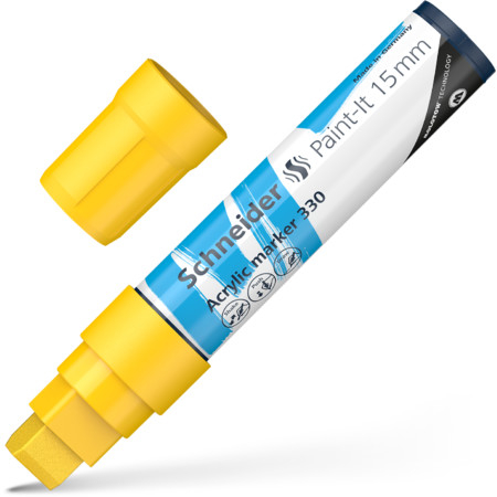 Markere Acrilice - Marker cu vopsea acrilică Paint-It 330 15 mm. Schneider (in 6 culori)
