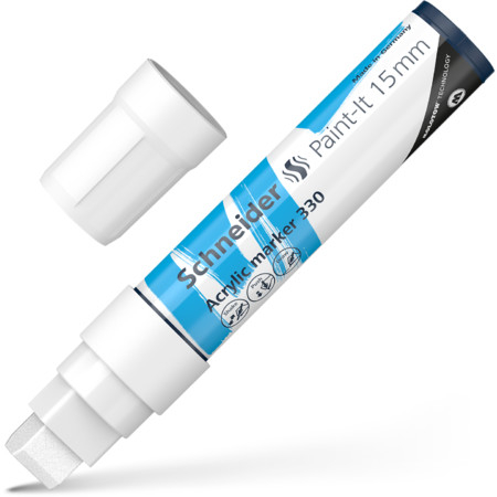 Markere Acrilice - Marker cu vopsea acrilică Paint-It 330 15 mm. Schneider (in 6 culori)