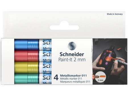 Creative - Set 4x Marker metalic Paint-It 011 2 mm Set 2, Schneider