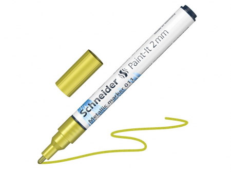 Schneider - Marker metalic Paint-It 011 Yellow Metallic, 2 mm, Schneider