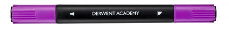 Markere cu 2 capete - varf tip dalta si varf fin, 8 buc/set Derwent Academy [3]