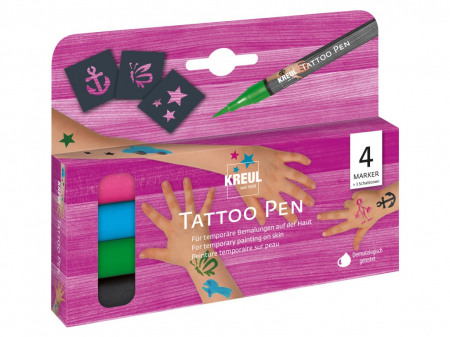 Markere Machiaj - Markere pentru Tatuaje Temporare Set Party, Kreul