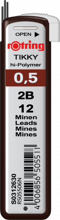 Mine grafit 0.5 2B Rotring [4]