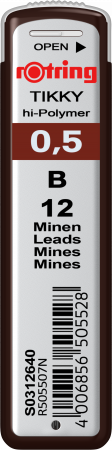 Consumabile Instrumente de Scris - Mine grafit 0.5 B Rotring