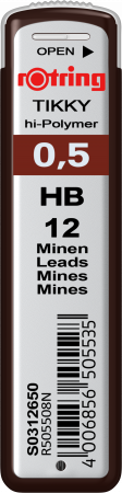 Consumabile Instrumente de Scris - Mine grafit 0.5 HB Rotring