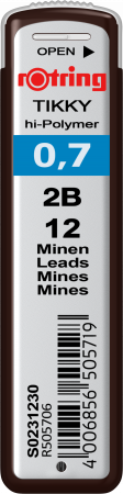 Consumabile Instrumente de Scris - Mine grafit 0.7 2B Rotring