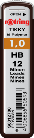 Consumabile Instrumente de Scris - Mine grafit 1.0 HB Rotring