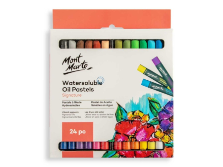 Mont Marte - Pastel ulei solubil  24 buc/set, Mont Marte