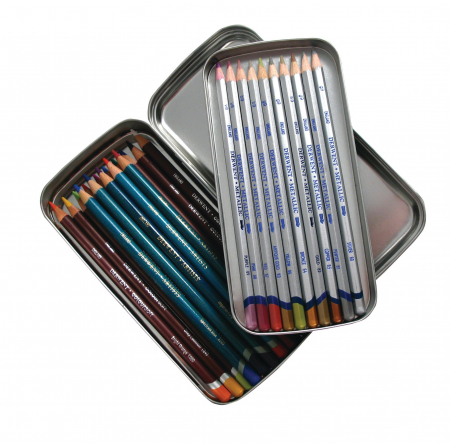 Penar Metalic Cu Despartitor Argintiu Professional, Derwent [1]