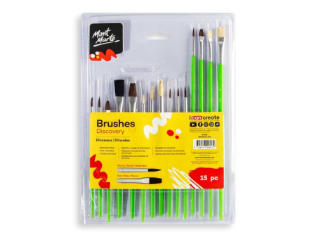 Mont Marte - Pensule Studio Artist 15 buc/set, Mont Marte