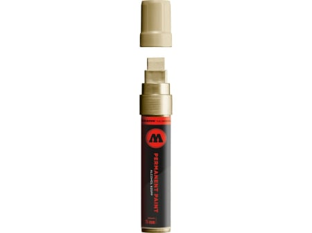 Brand - Permanent Paint Marker 620PP 15 mm metallic gold, Molotow