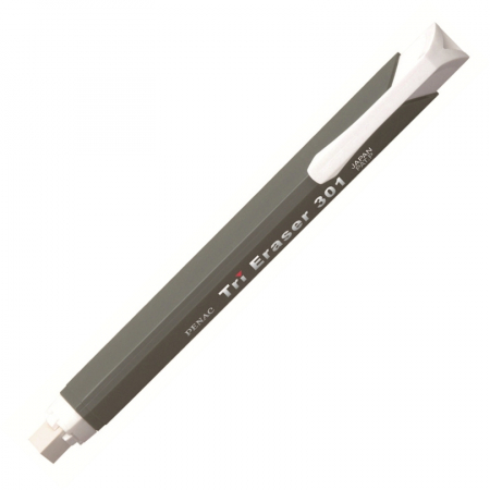 Penac - Radiera Mecanica Cauciuc Tri Eraser, Corp Gri, Penac