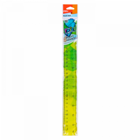 Rigla 30 cm Multicolora Flexibila, Deli [2]