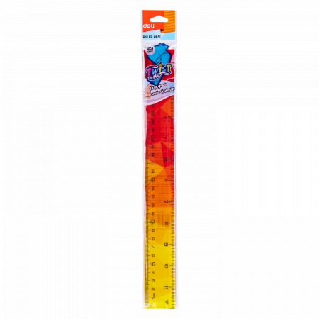 Rigla 30 cm Multicolora Flexibila, Deli [4]
