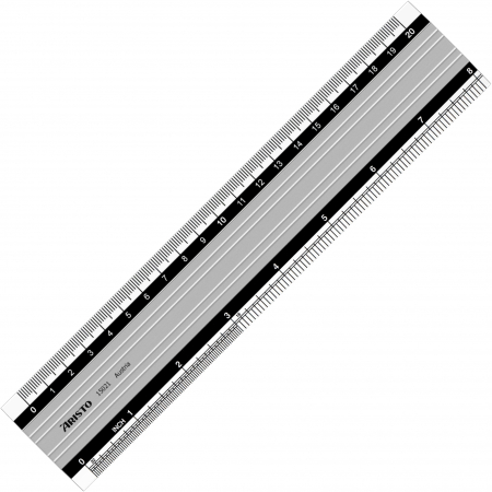 Aristo - Rigla Aluminiu 20 cm, Aristo