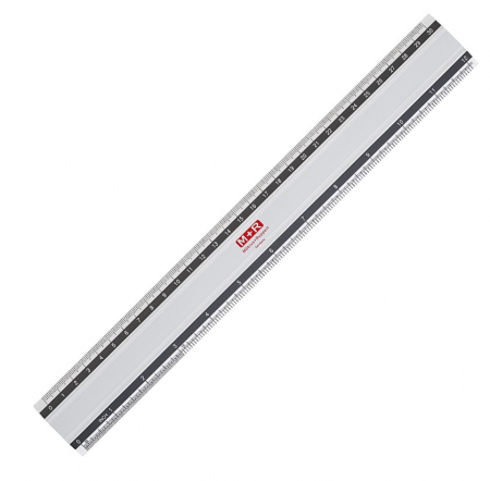 Rigle echere - Rigla Aluminiu 30 cm, M+R