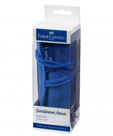 Rollup 27 Creioane Colorate Aquarelle Goldfaber+Accesorii Faber-Castell [2]