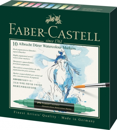 Markere Desen - Set 10 Markere Solubile Albrecht Durer Faber-Castell