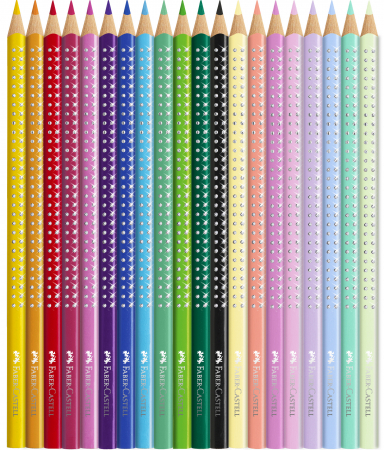 Set 20 Creioane Colorate Sparkle Butterfly Faber-Castell [2]