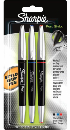 Pen Grip - Set 3 Finelinere Pen-Grip Sharpie
