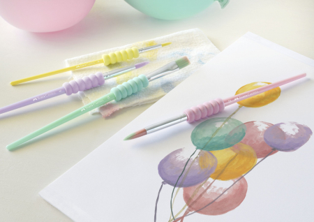 Set 4 Pensule Soft Touch Pastel Faber-Castell [1]