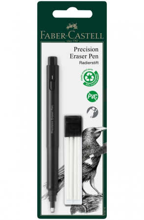 Faber-Castell - Radiera Creion Precision + Rezerve, Faber-Castell
