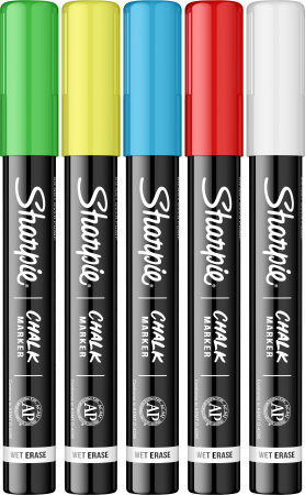Set 5 Markere Creta Lichida, Sharpie [2]