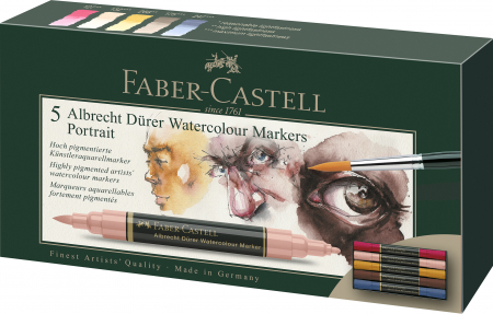 Set 5 Markere Solubile Portret A.Durer Faber-Castell