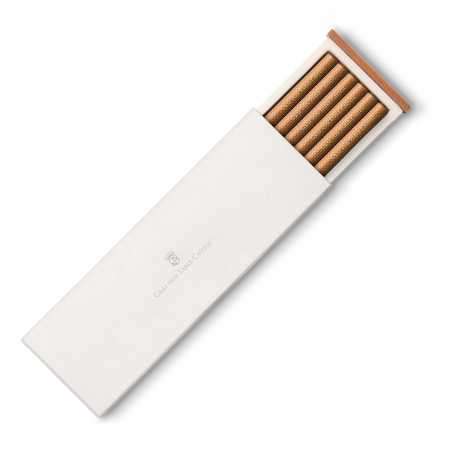 Graf von Faber-Castell - Creioane Guilloche Lungi Maro Set 6 Buc Graf Von Faber Castell