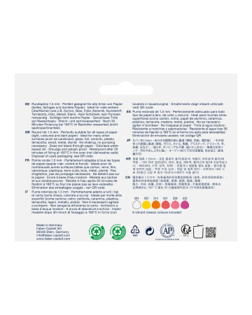 Set 6 Markere Creative Goldfaber Sweet Moments, Faber-Castell [1]