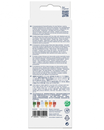 Set 6 Markere Solubile Toscana, 2 Capete Goldfaber, Faber-Castell [1]