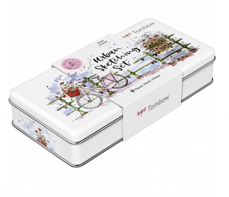 Set Caligrafie 9 piese Watercoloring Sketching, Tombow [3]