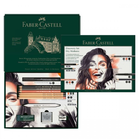 Set Artă Discovery Desen Uscat, 17 Piese, Faber-Castell [4]