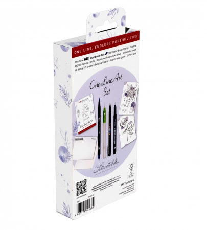 Set Caligrafie 8 piese Watercoloring Sketching, Tombow [5]