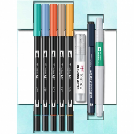 Set Watercoloring Set Seaside, Tombow [1]
