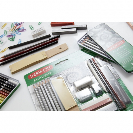 Set complet pentru schite DERWENT Academy, creioane grafit, blister, 19 buc/ set [1]