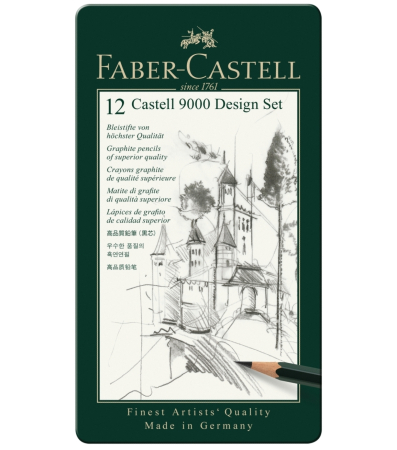 Set Design Creion Grafit Castell 9000 Faber-Castell
