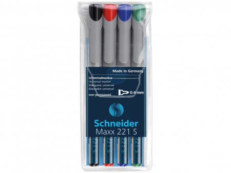 Schneider - Set 4 x Marker universal OHP  Maxx 221 S, Schneider