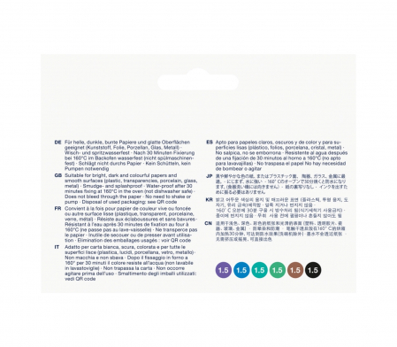Set Markere Creative 6 culori Forrest, Faber-Castell  [2]