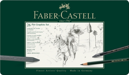 Set Pitt Monochrome Grafit 26 Buc Faber-Castell [1]