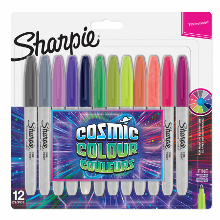 Set Sharpie 12 buc Cosmic, Sharpie